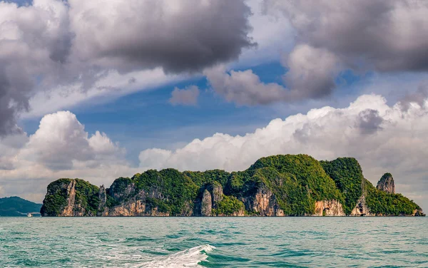 Panoramatický Výhled Hong Island Moře Thajsko — Stock fotografie