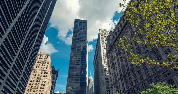 Manhattan Street View New York City — Stock Photo, Image