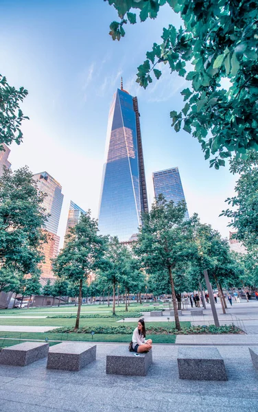 New York City June 2013 World Trade Center Beautiful Sunny — Stock Photo, Image