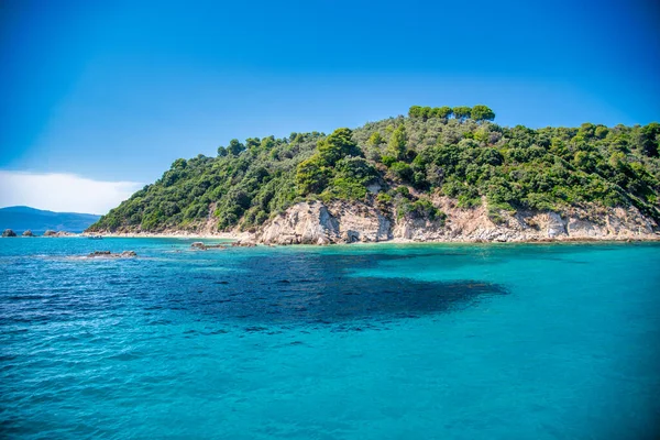 Colors Ocean Skiathos Island Greece — Stockfoto