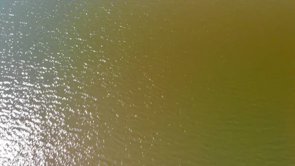 Vista Aérea Água Lago Montanha — Fotografia de Stock