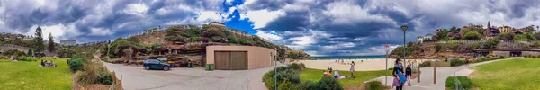 Bondi Beach Australia August 2018 Panoramic 360 Degrees View Tamarama — Zdjęcie stockowe