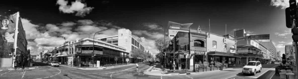 Glenelg Australia Septiembre 2018 Vista Panorámica Calle Principal Ciudad Con — Foto de Stock