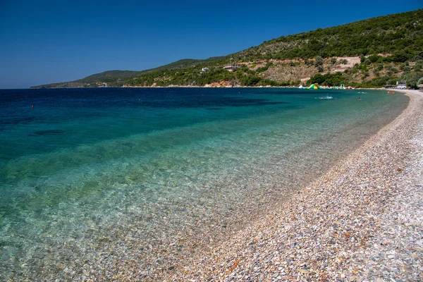 Crystal Clear Sea Water Agios Dimitrios Beach Alonissos Greece — Stockfoto
