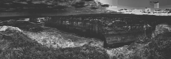 Loch Ard Gorge Great Ocean Road Australia Panoramic View Rock — Foto Stock