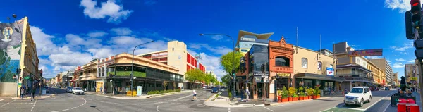 Glenelg Austrálie Září 2018 Panoramatický Výhled Hlavní Ulici Obchody — Stock fotografie