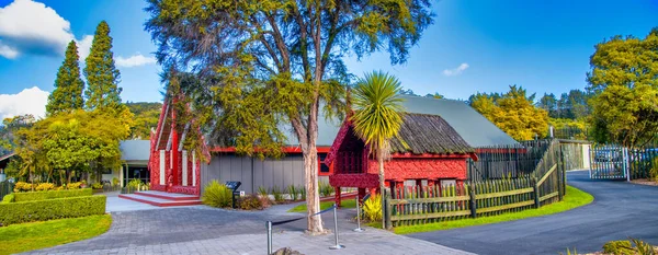 Rotorua Nouvelle Zélande Août 2018 Entrée Parc Thermique Rotorua — Photo