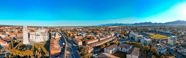 Pisa Italy Field Miracles Square Arena Garibaldi Stadium Amazing Panoramic —  Fotos de Stock