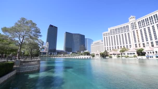 Las Vegas Június 2019 Külső Caesars Palace Casino Egy Napos — Stock videók