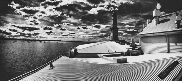 Cunningham Pier Beautiful Sunny Day Panoramic View Geelong Australia — Zdjęcie stockowe