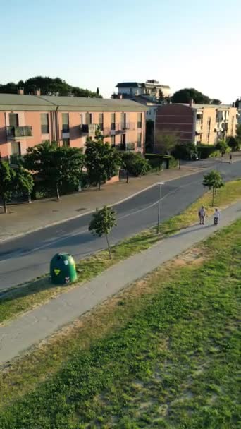 City Park Homes Sunset Vertical Screen Orientation Video — 비디오