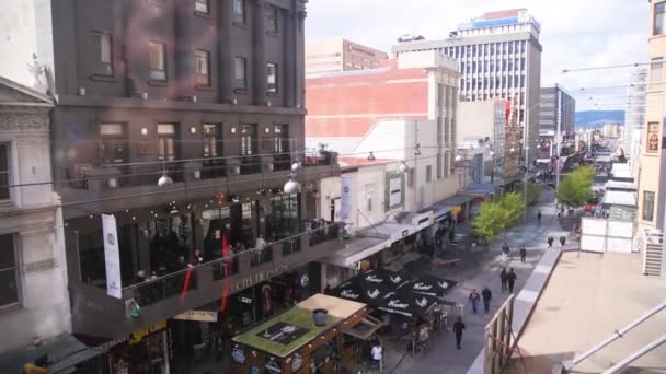 Adelaide Australia Wrzesień 2018 Ulice Miasta Widziane Poruszającej Się Zewnętrznej — Wideo stockowe