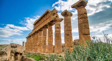 Selinunte harabeleri, arkeolojik sit alanı ve Sicilya antik Yunan kenti, İtalya