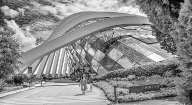 ŞARKI - 1 HAZİRAN 2020 Kıyı Parkı 'nın yanındaki Bahçelerde Bulut Ormanı ve Çiçek Kubbesi