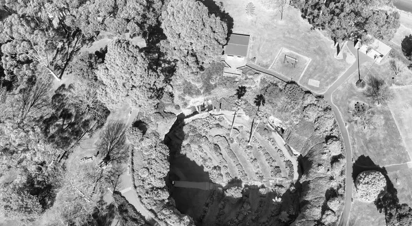 Gambier Australia Aerial View Umpherston Sinkhole Beautiful Morning — Stock Photo, Image