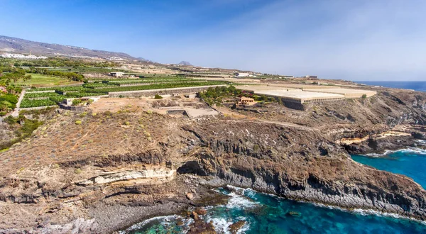 Spanya Tenerife Nin Batı Kıyısında Dan Abama Plajı — Stok fotoğraf