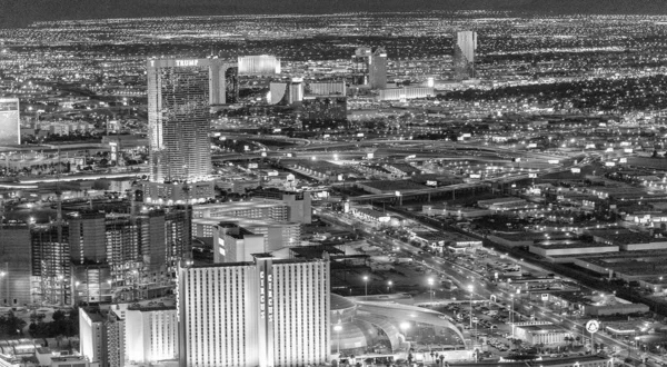 Las Vegas Juni 2018 Luftaufnahme Eines Zirkushotels Bei Nacht Dies — Stockfoto