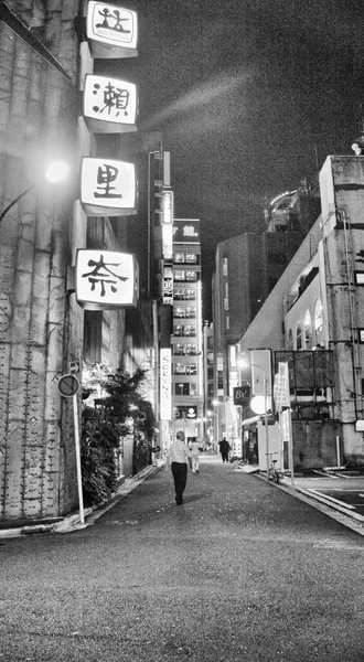 Tokyo Aug Luzes Rua Cidade Agosto 2013 Tóquio Japão Capital — Fotografia de Stock