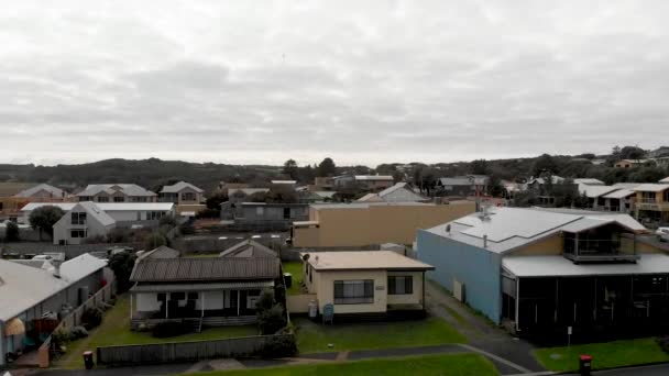 Port Campbell City Aerial View Drone Victoria Australia — Vídeos de Stock