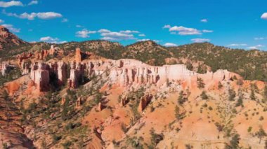 aerial footage of grand canyon in utah. taken in the usa
