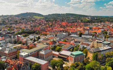 Bamberg, Germany. Amazing aerial view on a sunny day.