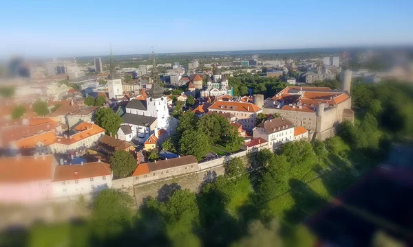 Vista Aérea Tallin Estonia —  Fotos de Stock