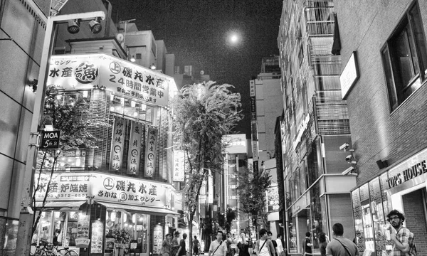 Tokyo Agosto Strade Cittadine Notte Agosto 2013 Tokyo Capitale Del — Foto Stock