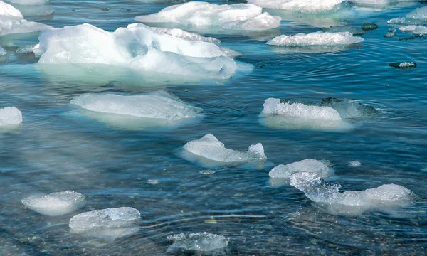 Icebergs Jokulsarlon Lagoon Southern Iceland — Stockfoto