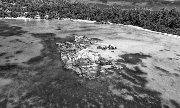 Vue Aérienne Époustouflante Une Belle Île Tropicale — Photo