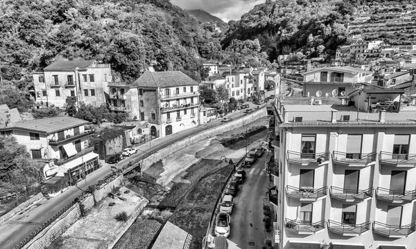 Beautiful Aerial View Vietri Sul Mare Amalfi Coast Summer Season — Stock Photo, Image