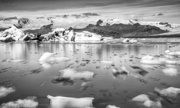 Jokulsarlon Gölü Ndeki Buzdağları Güney Zlanda — Stok fotoğraf