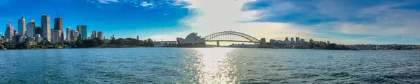 Sydney Australia Panoramic 360 Degrees View Sydney Harbour Mrs Macquaries — Foto Stock