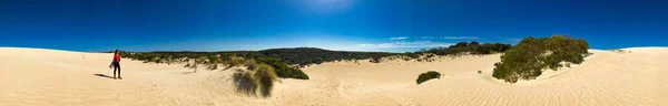 Little Sahara Desert Kangaroo Island Australia Panoramic View — Fotografia de Stock