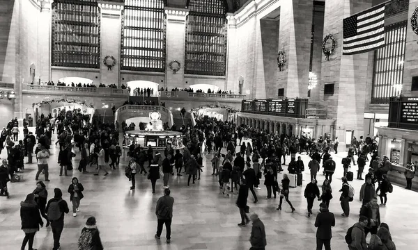 New York City November 2018 Tourists Locals Grand Central Terminal — Stock Photo, Image