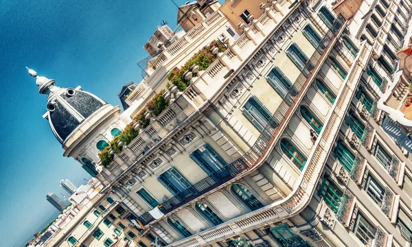 Luftsikt Barcelona Spania – stockfoto