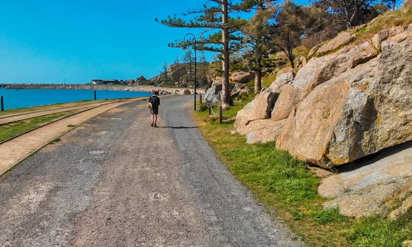 Wyspa Granite Australia Widok Lotu Ptaka Wybrzeże Piękny Poranek — Zdjęcie stockowe