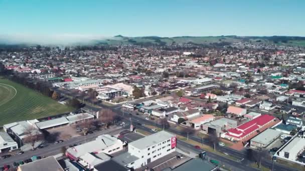 Rotorua New Zealand September 2018 Aerial View Countdown Supermarket Flying — Video Stock