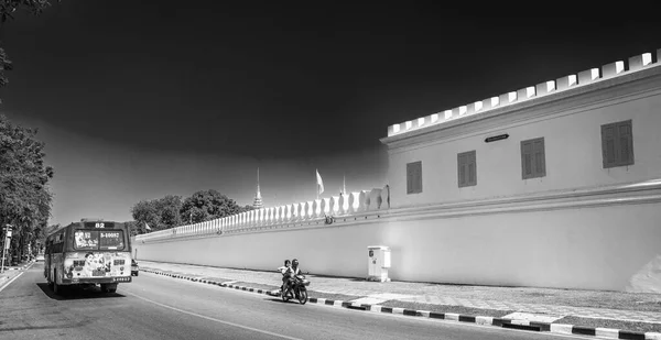 Bangkok Thajsko Ledna 2020 Pohled Exteriéru Wat Phra Kaew Starověký — Stock fotografie