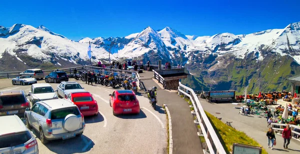 Grossglockner Austria Septiembre 2021 Vista Aérea Los Picos Montañosos Grossglocker — Foto de Stock