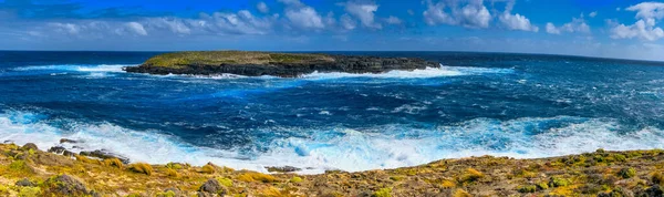 Cape Couedic Klokaní Ostrov Panoramatický Letecký Pohled Casuarina Islets Slunečného — Stock fotografie