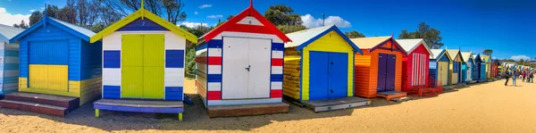 Brighton Beach Australia Septiembre 2018 Brighton Beach Coloridas Cabañas Madera —  Fotos de Stock