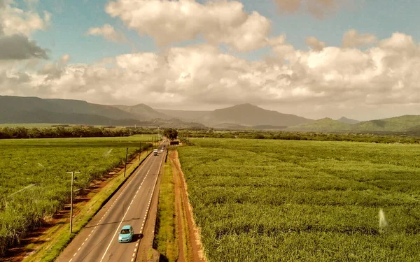 Mauritius Dağı Nın Çevresindeki Kırsal Bölge — Stok fotoğraf
