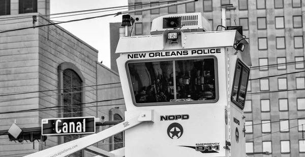 Nuevos Orleans Febrero 2016 Gabinete Policía Nueva Orleans Por Encima —  Fotos de Stock