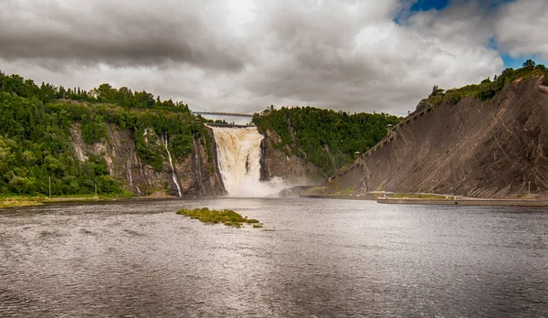 Hermosa Vista Campiña Quebec Canadá — Foto de Stock