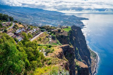 Cabo girao, madeira. Avrupa'nın en yüksek cliff funchal doğru gelen göster.
