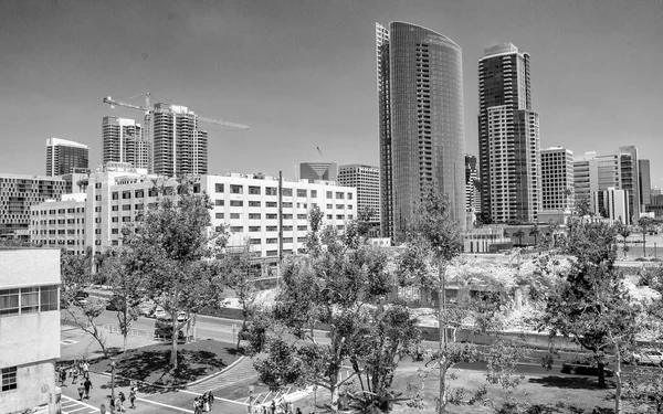 Сан Дієго Каліфорнія Липня 2017 Перегляд Downtown Будівель Прекрасний Сонячний — стокове фото