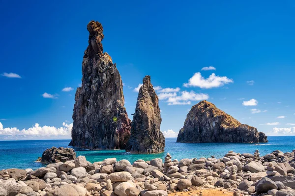 Miradouro Ilheus Ribeira Janela Felsformationen Über Dem Meer Insel Madeira — Stockfoto