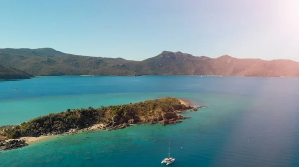 Whitsunday Islands Park Queensland Australien Luftaufnahme Des Schönen Meeres Von — Stockfoto