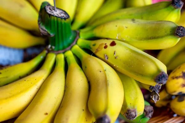 Banana Fruit Healthy Bones Sale Street Market — Stock Photo, Image
