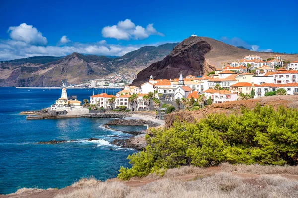 Piccola Città Lungo Costa Vicino Sao Lourenco Madeira Portogallo — Foto Stock